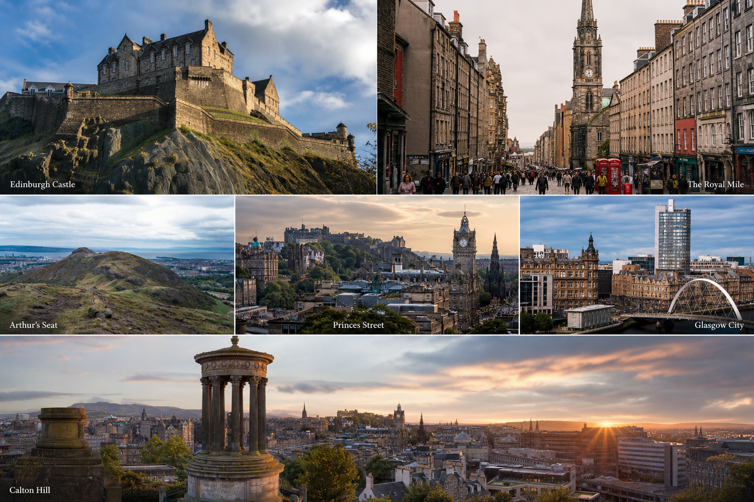 Itinerario a Edimburgo: Guida Completa tra Castello e Highlands