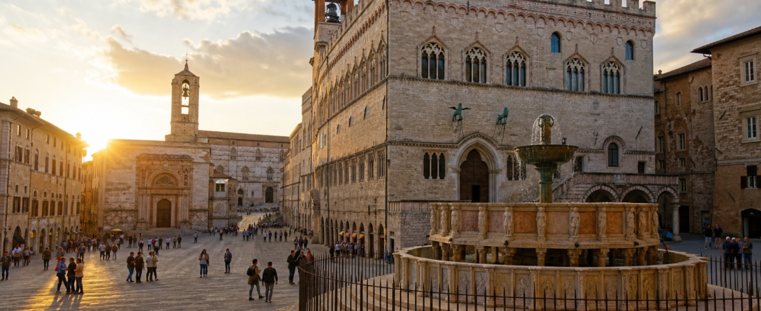 Itinerario a Perugia: Guida Completa tra Etruschi e Cioccolato