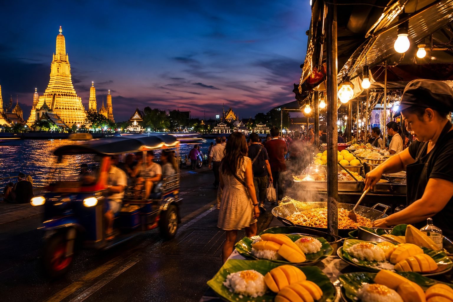 Itinerario a Bangkok: tra templi d’oro e street food