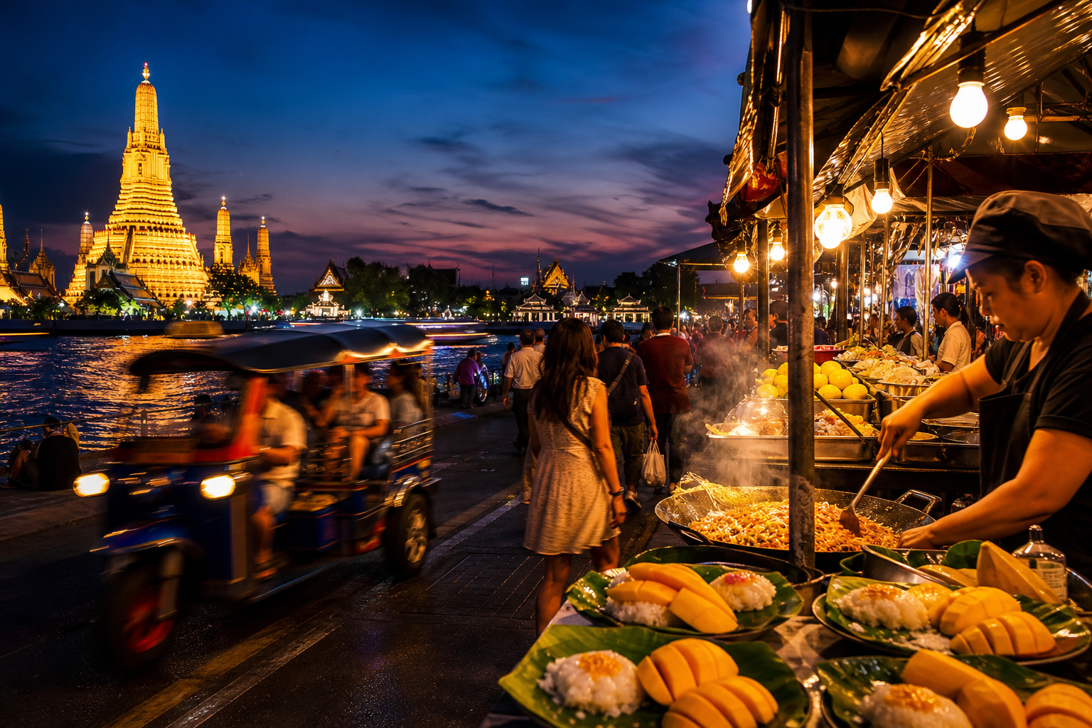 Itinerario a Bangkok: tra templi d’oro e street food