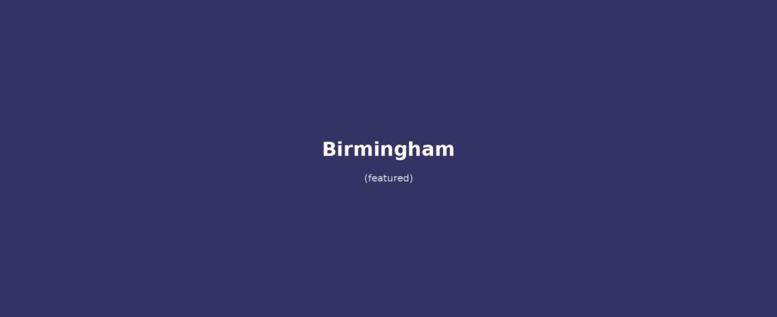 Birmingham in solitaria: guida senza auto tra cioccolato, canali, gioielli e curry