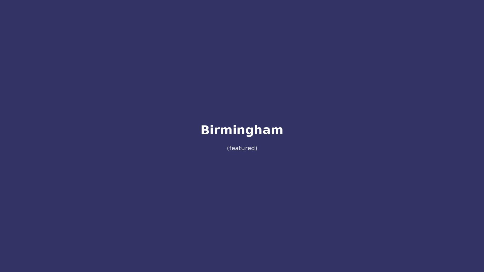 Dove dormire a Birmingham: guida ai migliori quartieri e hotel