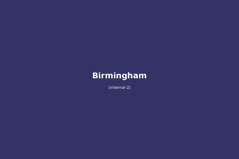 Errori da evitare a Birmingham