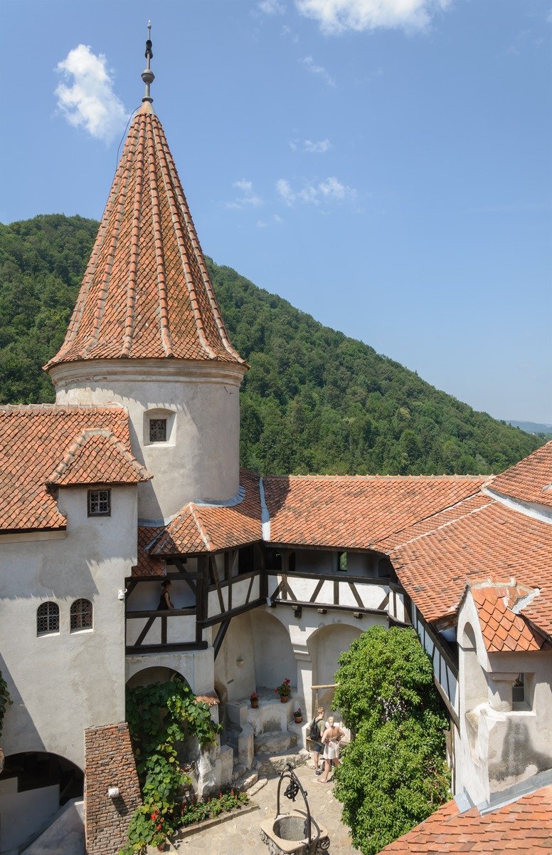 Castello di Bran in Transilvania, noto come il castello di Dracula