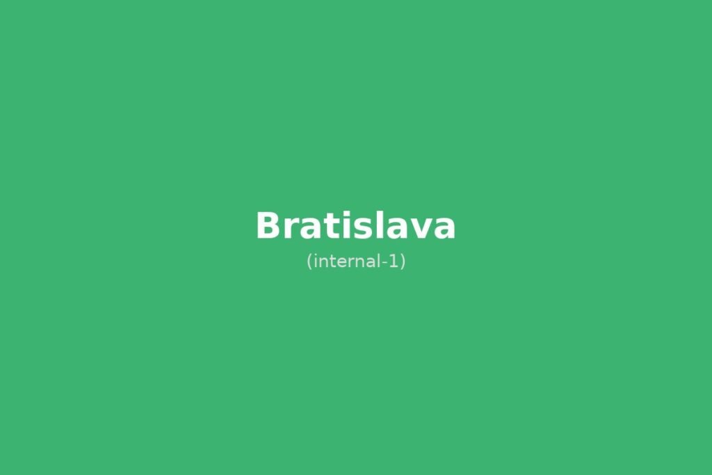 Centro storico di Bratislava