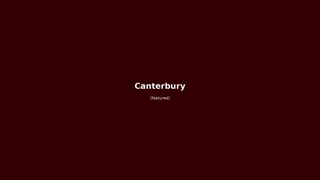 Cattedrale Canterbury