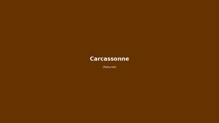Carcassonne in solitaria: guida senza auto alla città medievale fortificata