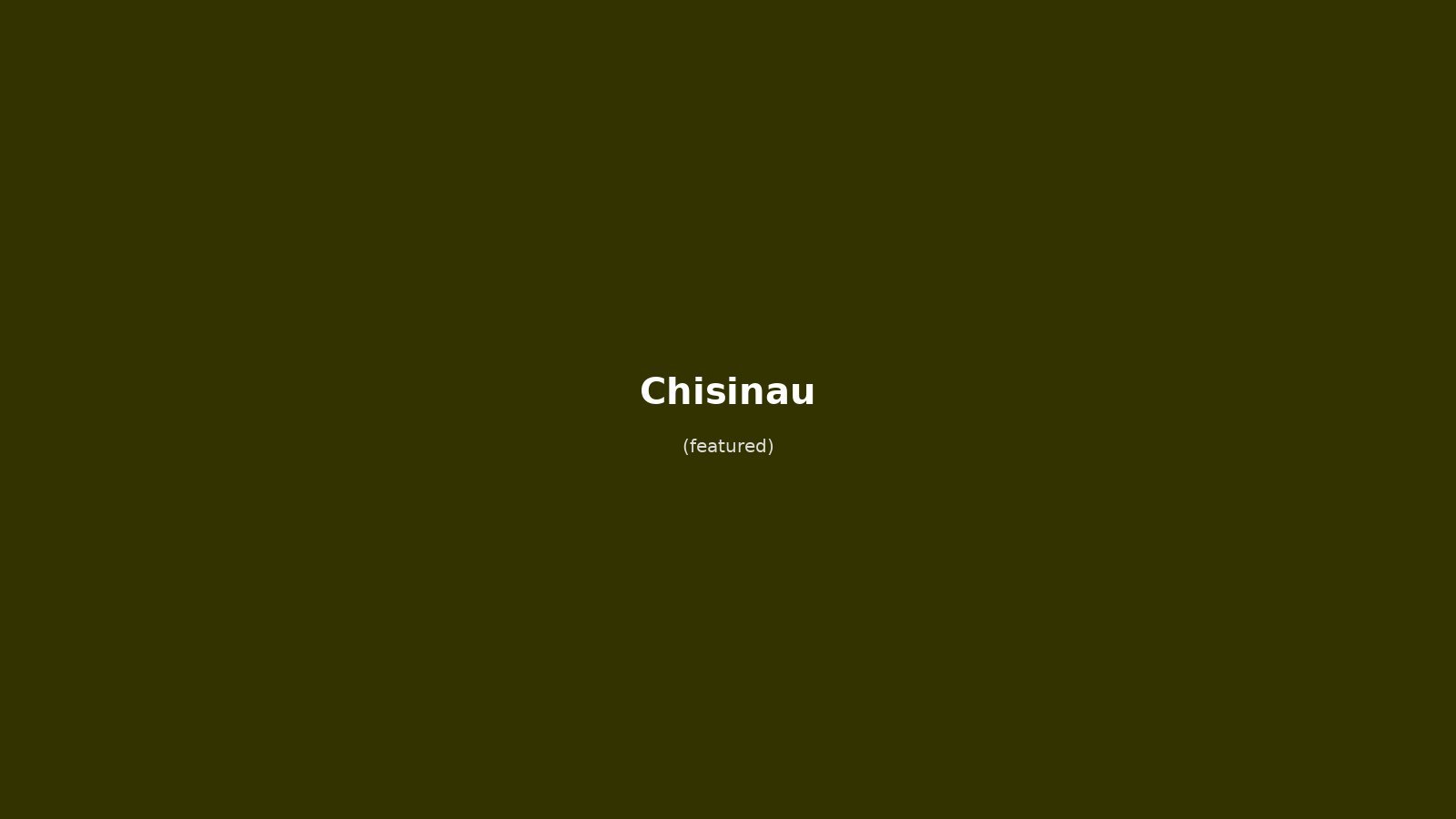 Chișinău in solitaria: guida senza auto tra parchi, cantine e vino moldavo