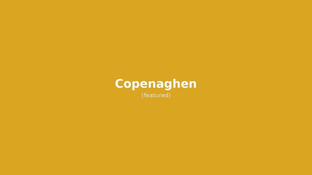 Panorama di Copenaghen con Nyhavn