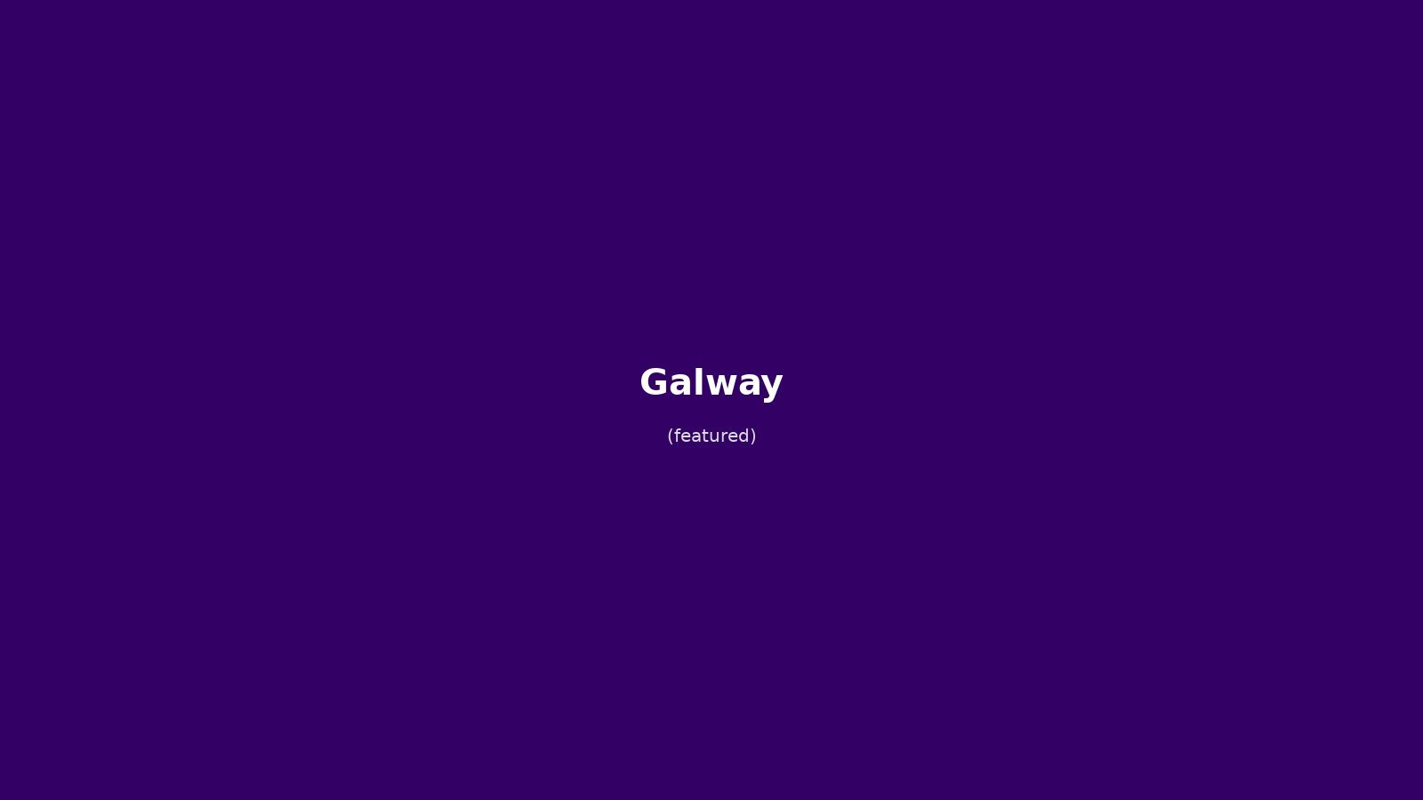 Galway in solitaria: arrivo in treno da Dublino, musica irlandese, Claddagh e costa atlantica — guida senza auto