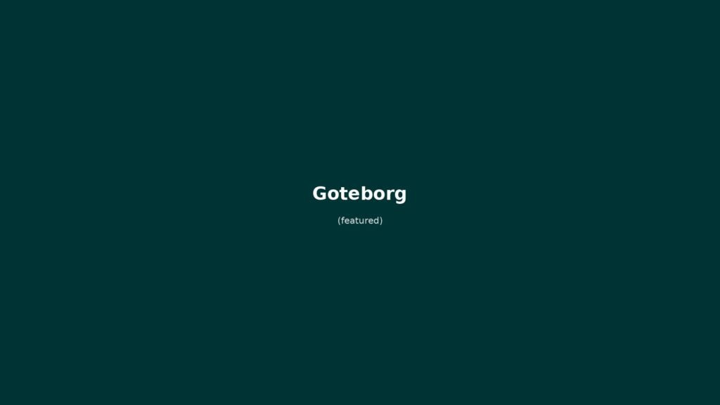 Liseberg e Universeum Goteborg