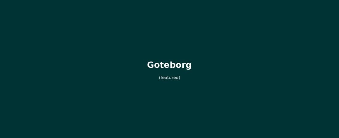 Göteborg in solitaria: Liseberg, canali, parchi e sapori svedesi — guida senza auto nella seconda città di Svezia