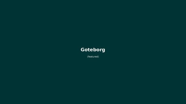 Göteborg in solitaria: Liseberg, canali, parchi e sapori svedesi — guida senza auto nella seconda città di Svezia