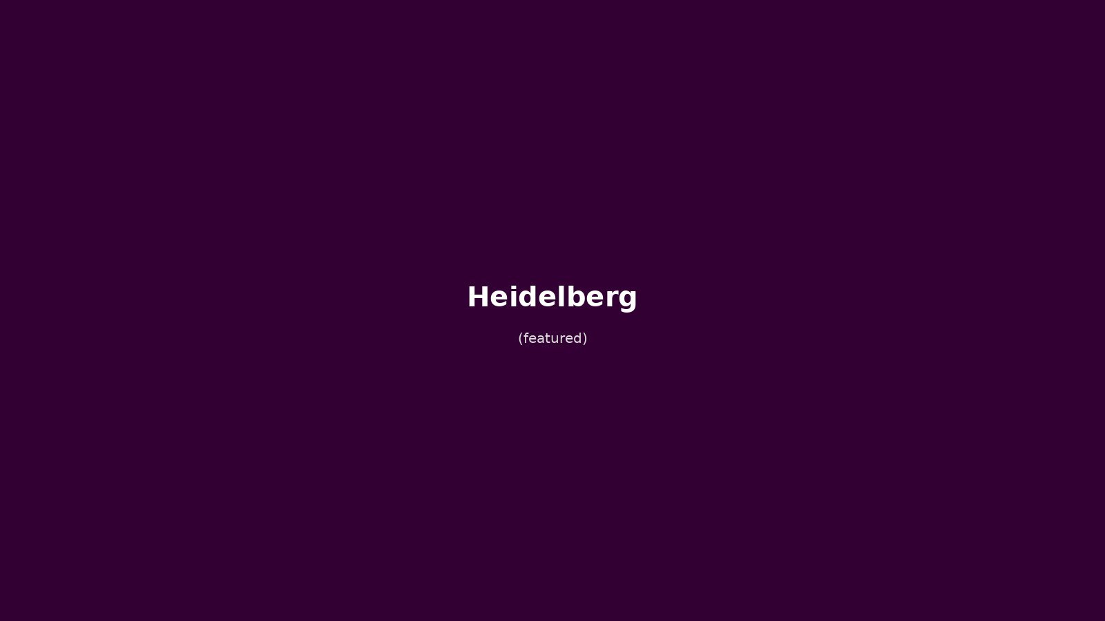 Heidelberg in solitaria: castello romantico, Philosophenweg e Altstadt — guida senza auto nella città universitaria tedesca