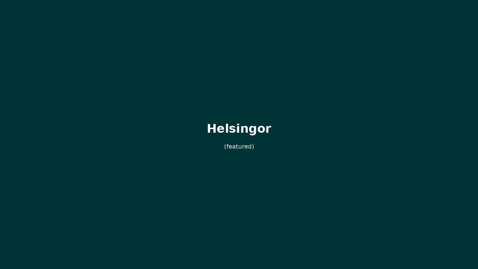 Helsingør in solitaria: castello di Amleto, porto e cultura tra Danimarca e Svezia