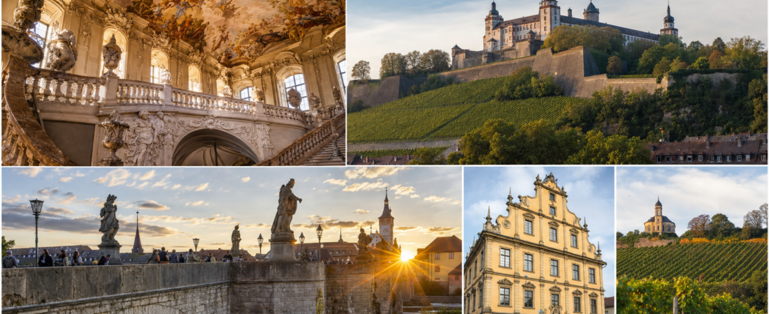 Wuerzburg in solitaria: arrivo in treno, Residenza UNESCO e Frankenwein — guida senza auto tra Tiepolo e Franconia