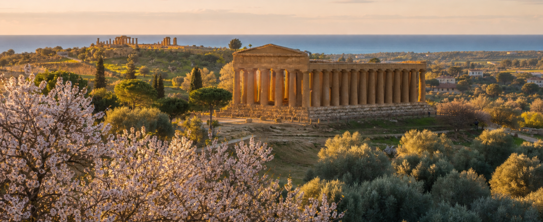Agrigento in solitaria: arrivo in treno, Valle dei Templi, Scala dei Turchi e sapori siciliani — guida senza auto