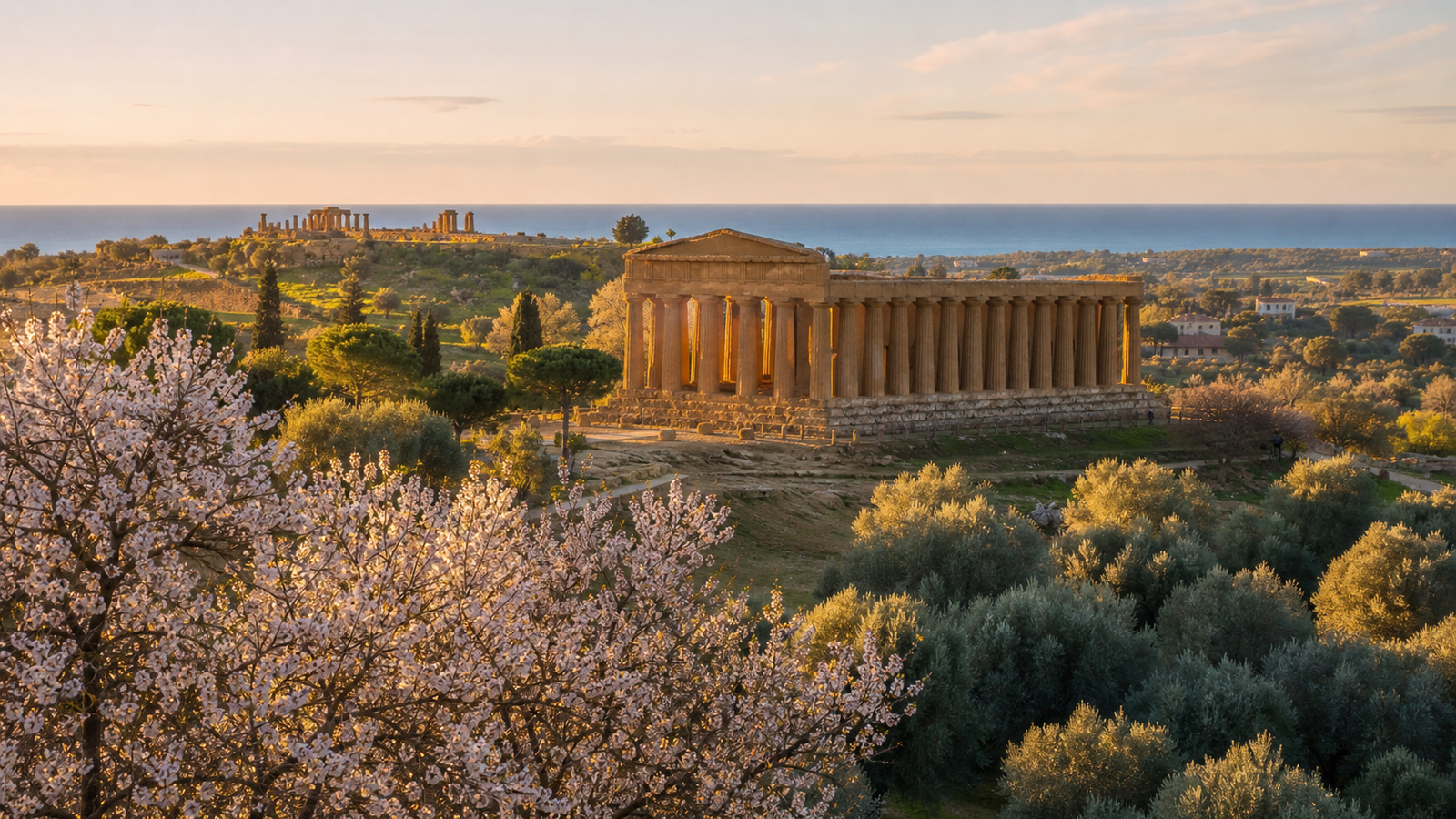 Agrigento in solitaria: arrivo in treno, Valle dei Templi, Scala dei Turchi e sapori siciliani — guida senza auto