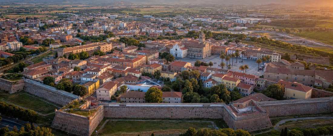 Grosseto in solitaria: arrivo in treno, Mura Medicee, Cattedrale di San Lorenzo e Parco della Maremma — guida senza auto nella Maremma toscana