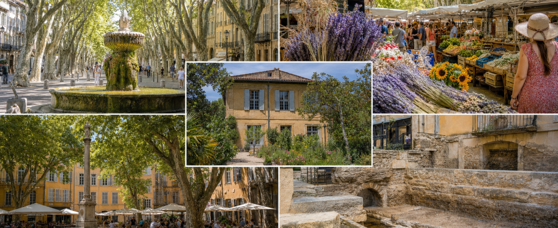 Aix-en-Provence in solitaria: guida senza auto tra corsi d’ombra, atelier di Cézanne e mercati provenzali