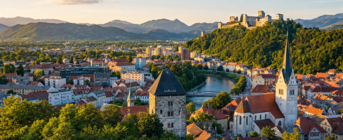 Celje in solitaria: guida senza auto tra castello dei Conti e Stiria slovena