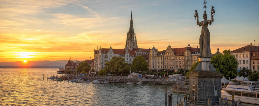 Costanza in solitaria: arrivo in treno, Münster, Lago di Costanza e Isola di Mainau — guida senza auto tra concilio e Bodensee
