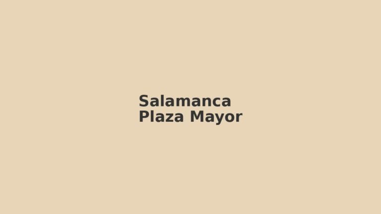 Salamanca in solitaria: guida senza auto tra Plaza Mayor, Università e tapas