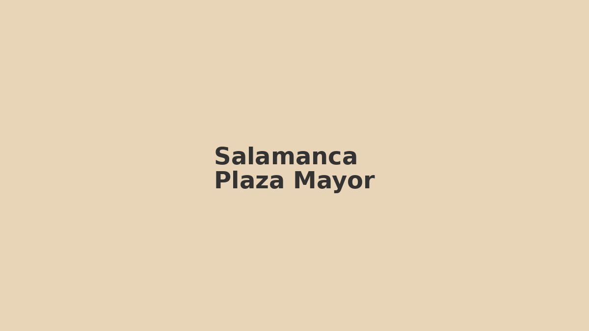 Salamanca in solitaria: guida senza auto tra Plaza Mayor, Università e tapas