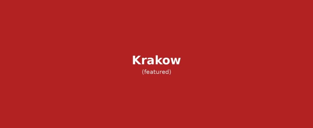 Cracovia in solitaria: guida alla citta polacca senza auto