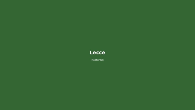 Lecce in solitaria: guida senza auto tra barocco, pasticciotto e mare salentino