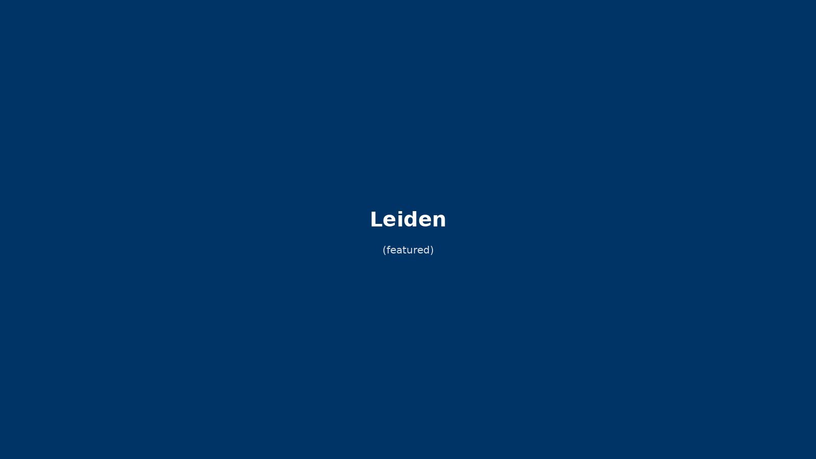 Leiden in solitaria: guida senza auto tra canali, musei e università nei Paesi Bassi