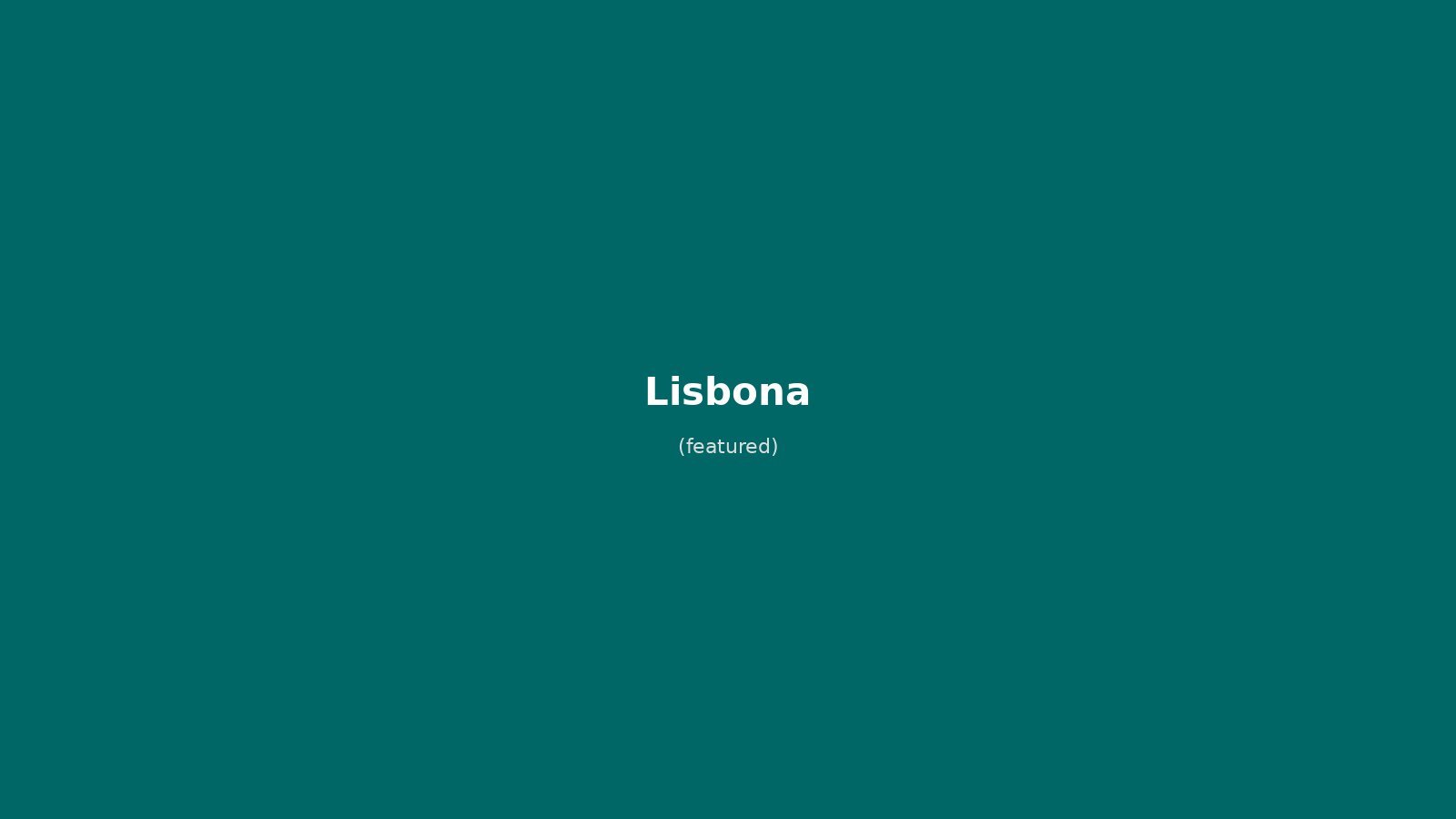 Lisbona in solitaria: guida completa tra pastéis de nata, tram e mare