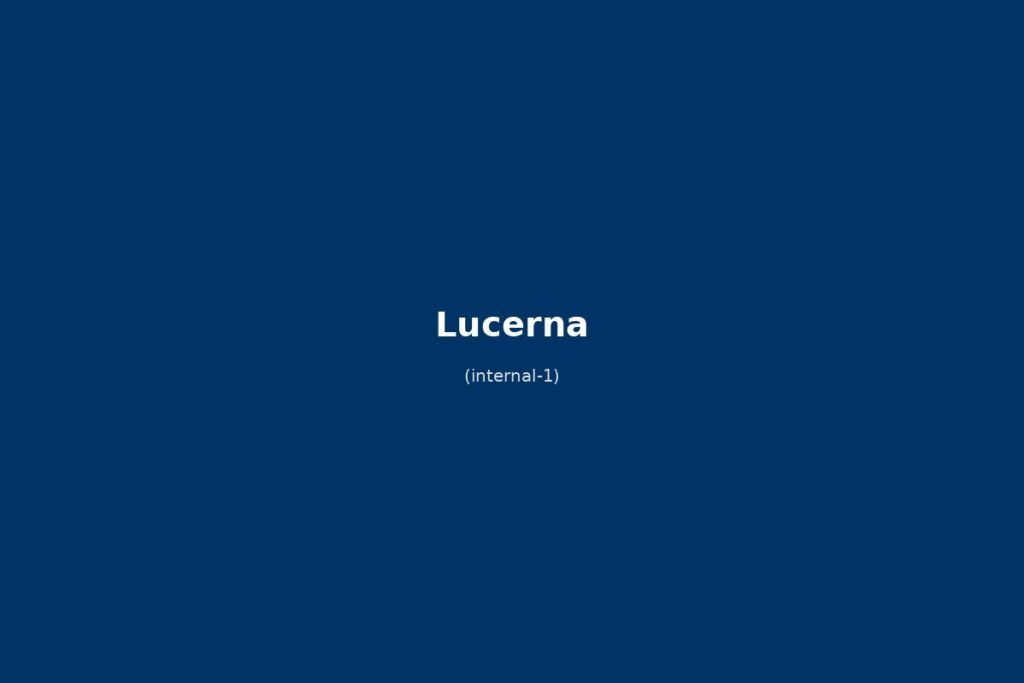 Lion Monument Lucerna