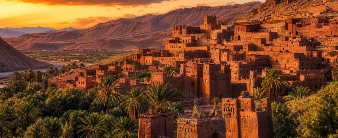 Itinerario in Marocco del sud: kasbah, palmeti e porte del deserto