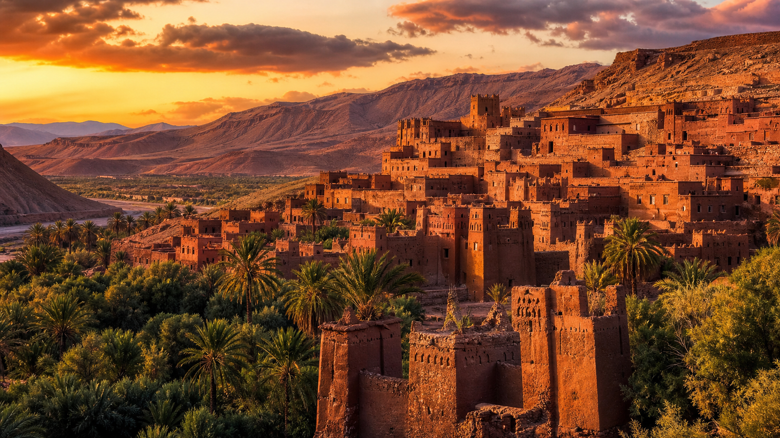 Itinerario in Marocco del sud: kasbah, palmeti e porte del deserto