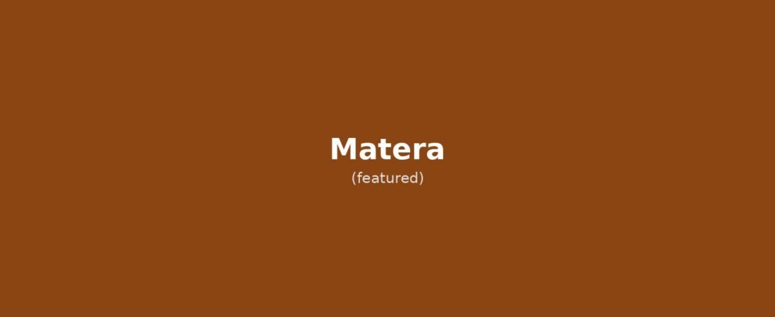 Matera in solitaria: guida per visitare la Città dei Sassi da soli