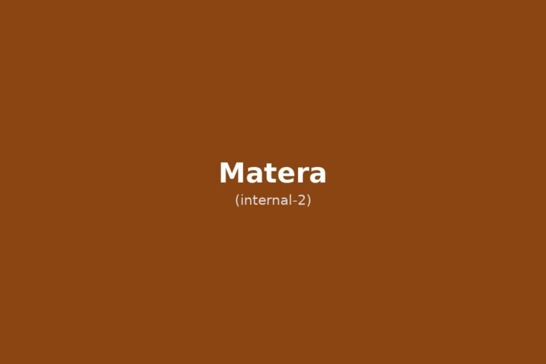 Errori da evitare a Matera