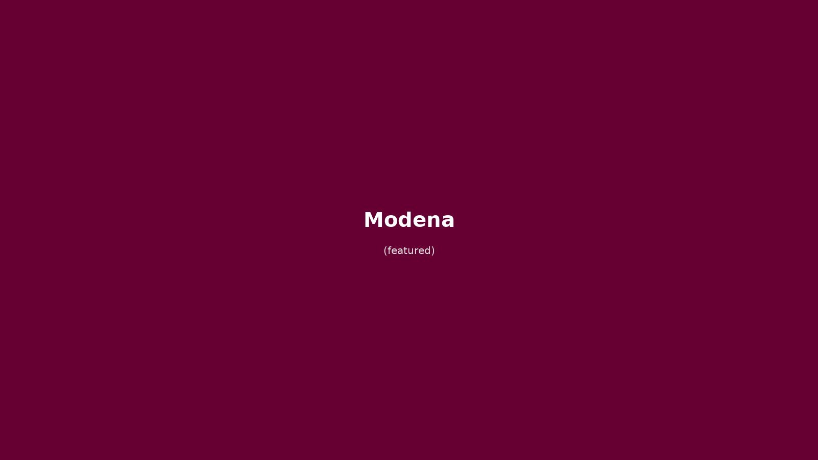 Modena in solitaria: arrivo in treno, Piazza Grande, Ferrari, aceto balsamico e gastronomia — guida senza auto