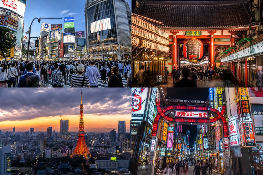 Shibuya e Senso-ji a Tokyo