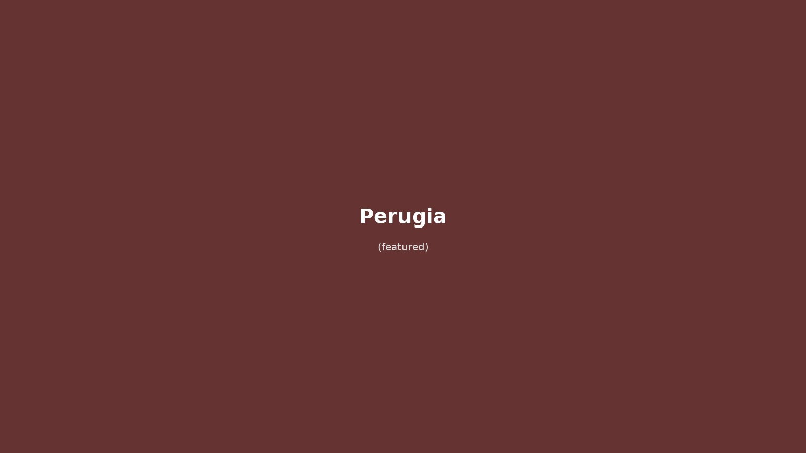 Perugia in solitaria: arrivo in treno Fontivegge, Piazza IV Novembre, Galleria Nazionale, Rocca Paolina, tartufo nero e Baci Perugina — guida senza auto