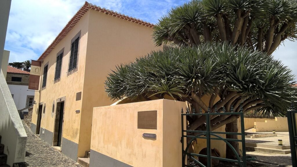 Casa di Colombo nel centro di Vila Baleira a Porto Santo