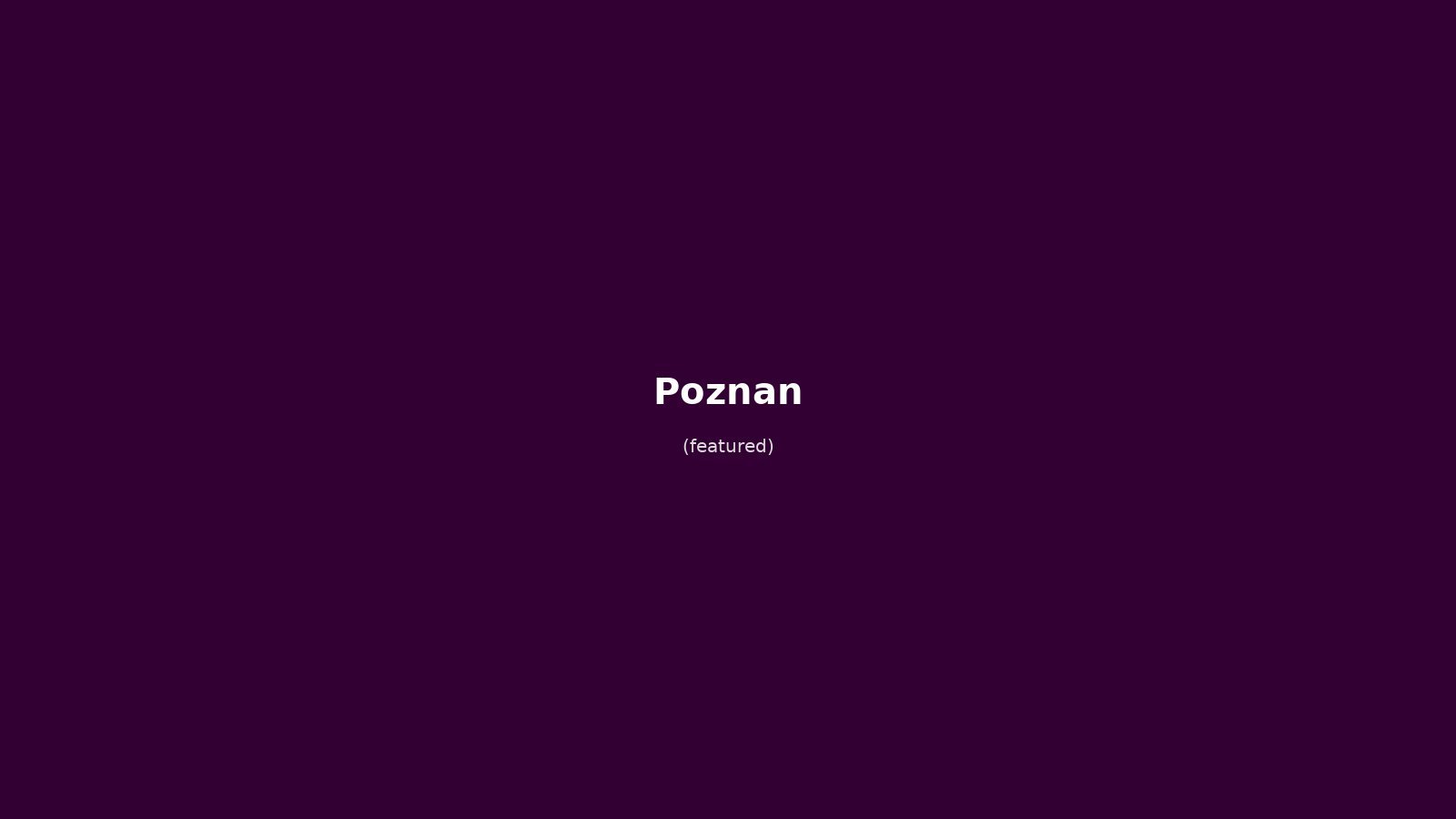 Poznan in solitaria: guida senza auto tra rinascimento, croissant e cultura polacca