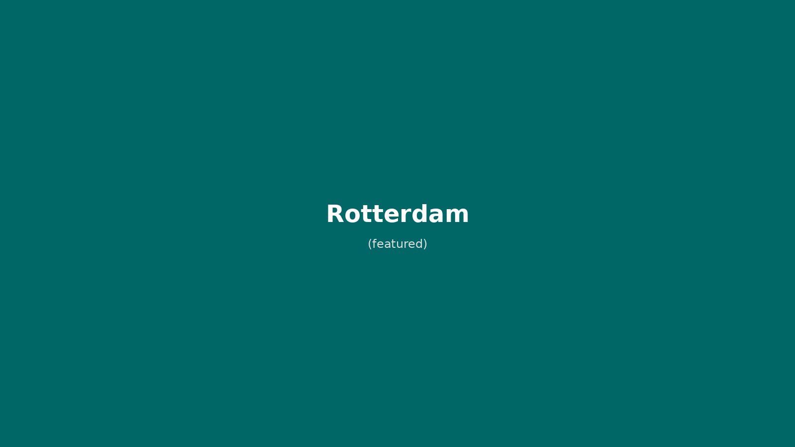 Dove dormire a Rotterdam: guida ai migliori quartieri e hotel