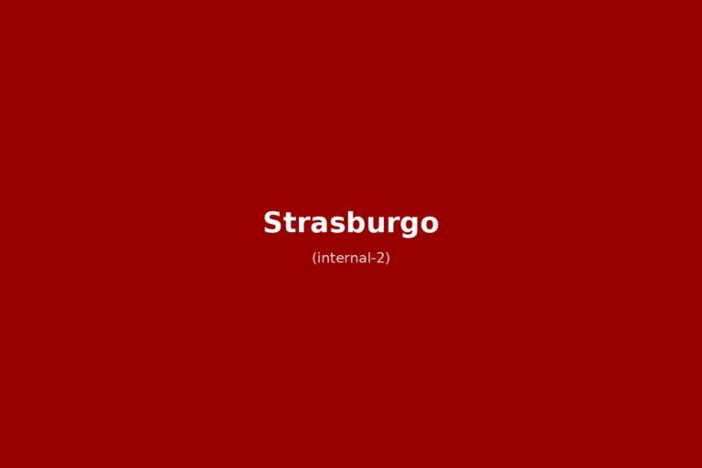 Errori da evitare a Strasburgo