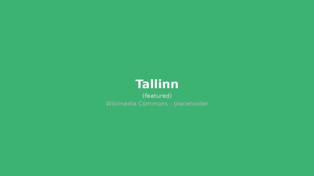 Panorama di Tallinn con il centro medievale