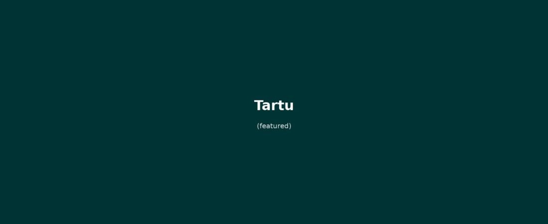 Tartu in solitaria: guida senza auto alla città universitaria estone