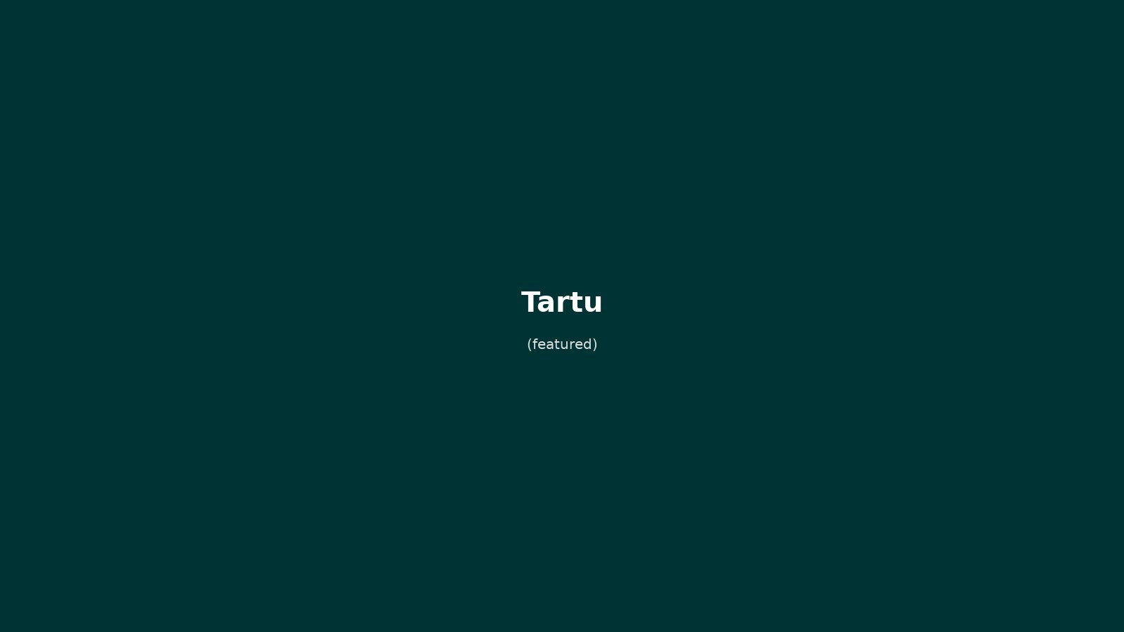Tartu in solitaria: guida senza auto alla città universitaria estone