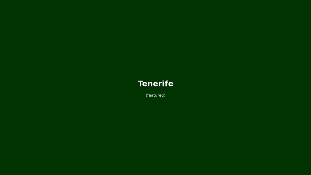 Teide Tenerife