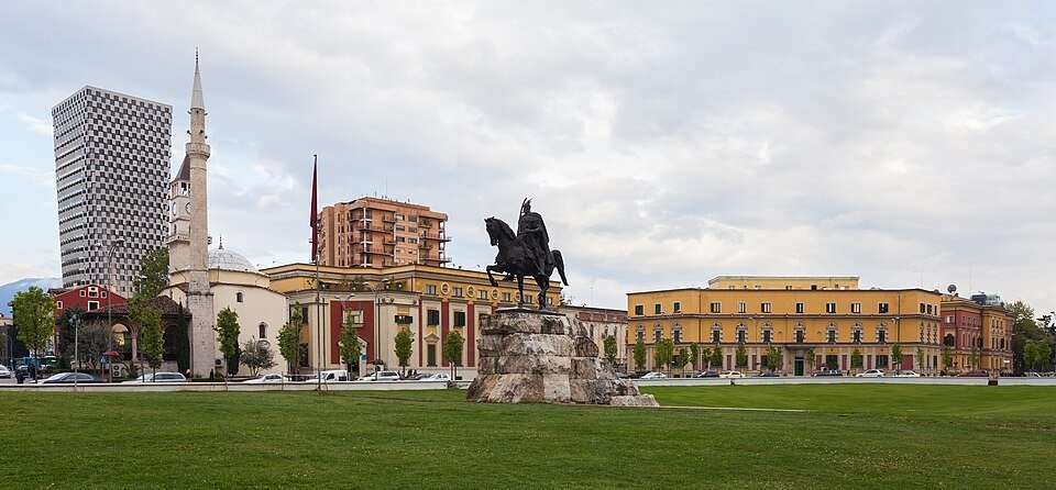 Vista di Tirana