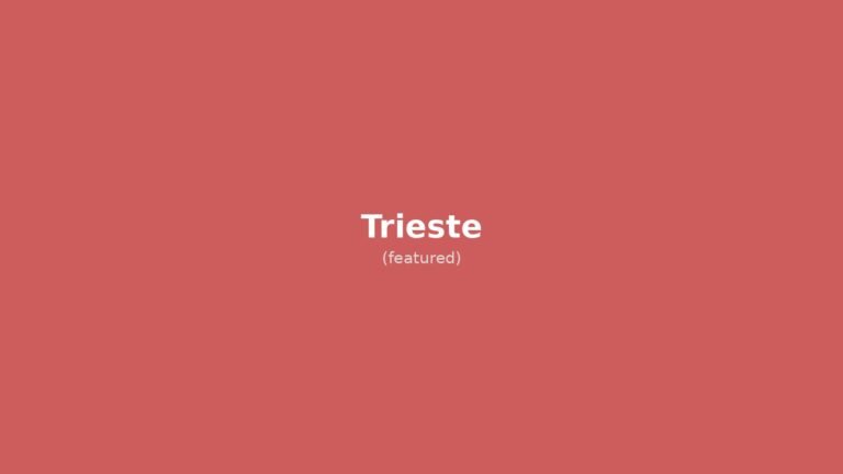 Trieste in solitaria: guida alla città del vento e del caffè senza auto